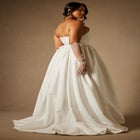 Bridal by ELOQUII Corset Gown With Bubble Skirt image number null