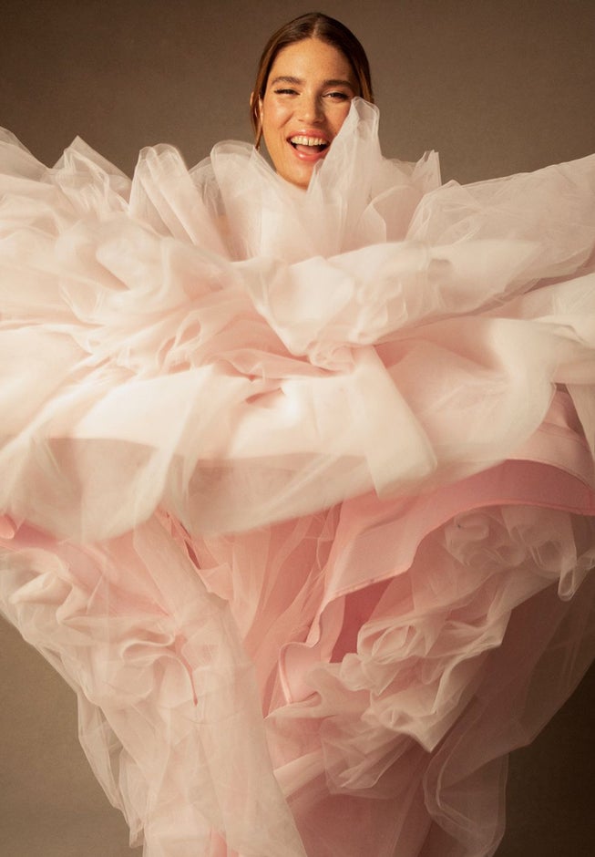 Bridal by ELOQUII Mixed Tulle Gown image number 3