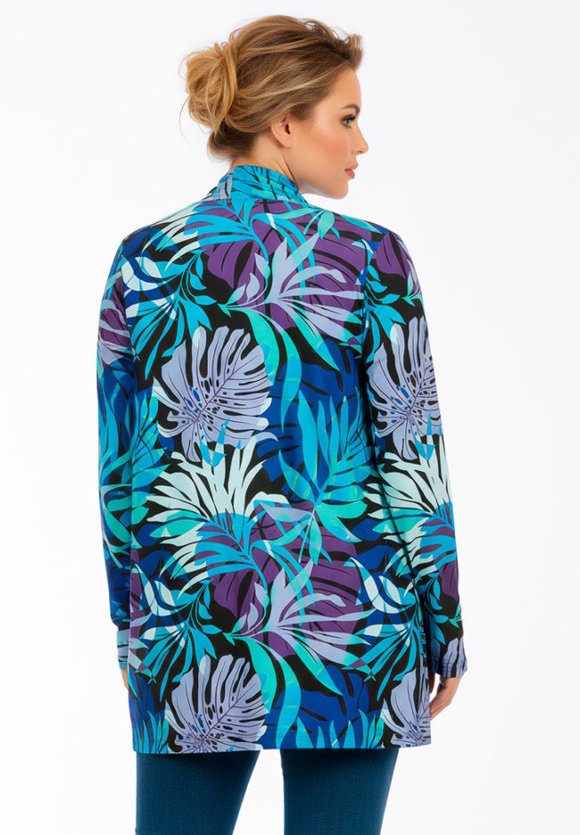 Ultrasmooth&reg; Fabric Long Sleeve Cardigan image number 1