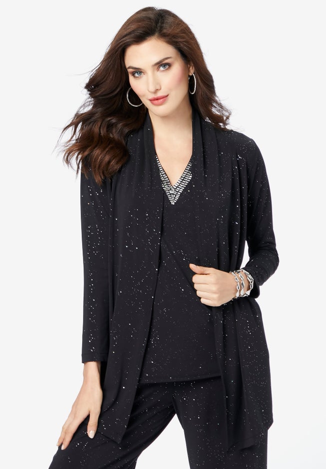 Ultrasmooth® Fabric Long Sleeve Cardigan image number 0