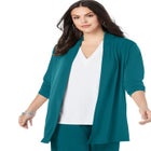 Ultrasmooth&reg; Fabric Long Sleeve Cardigan image number null