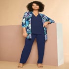 Ultrasmooth&reg; Fabric Long Sleeve Cardigan image number 0
