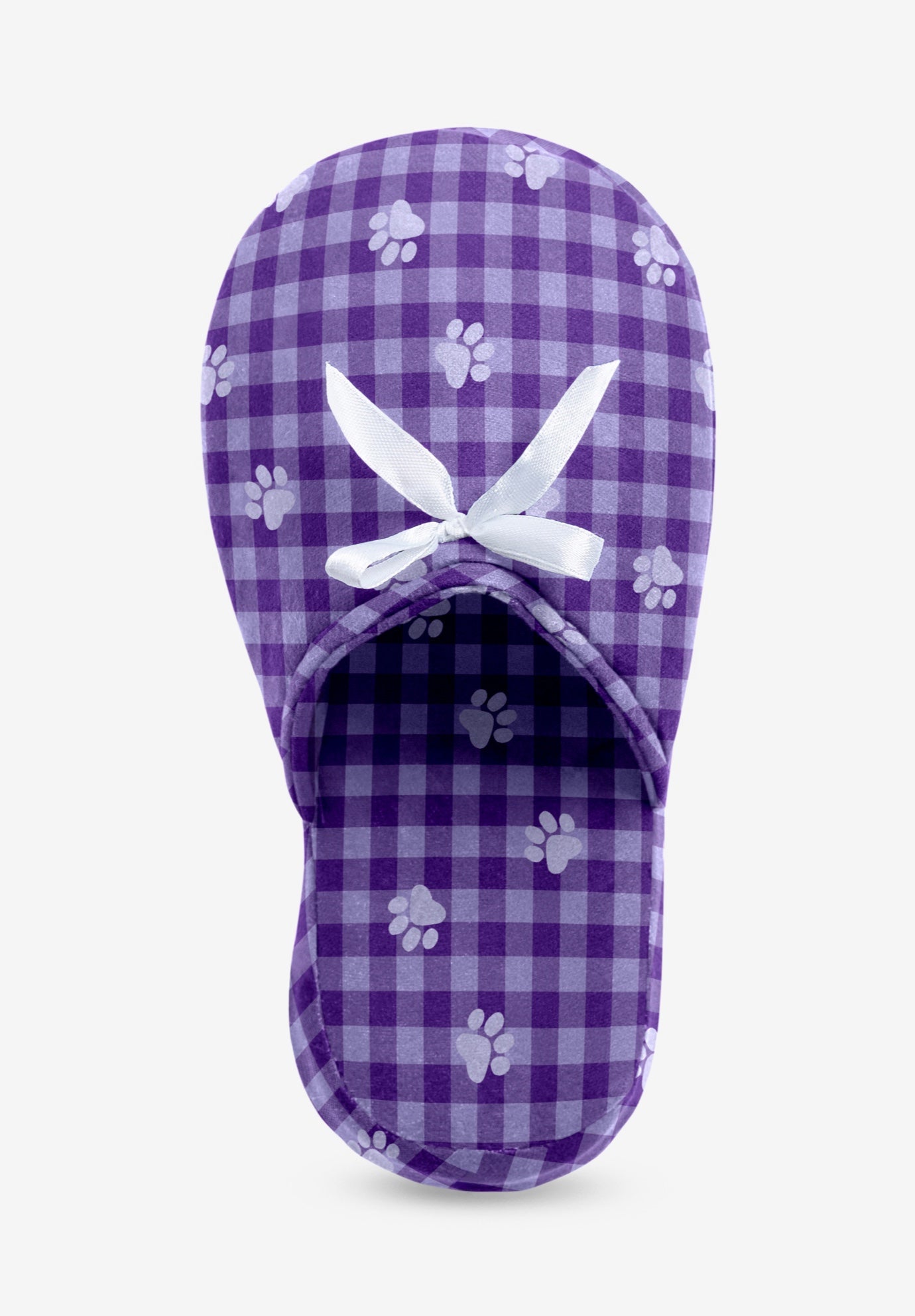 Dreams & Co.&reg; flannel slipper image number 4