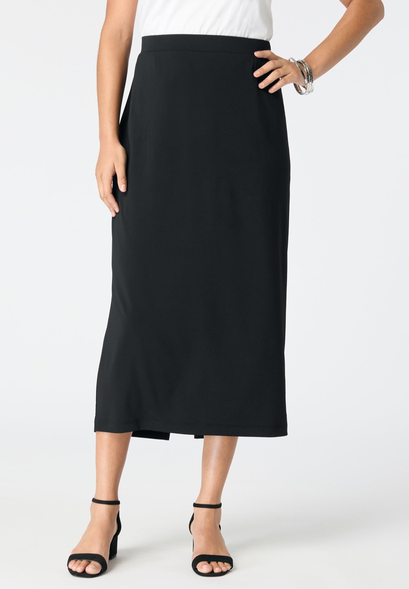 Ultrasmooth® Fabric Midi Skirt image number 0