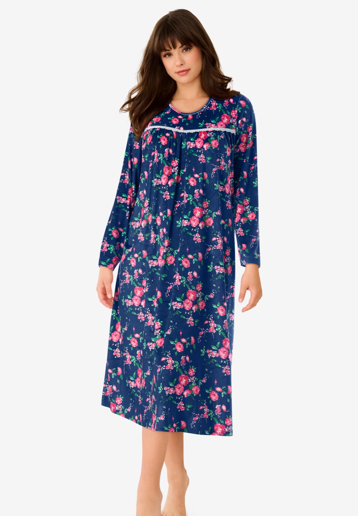 Only Necessities® Velour Gown image number 0