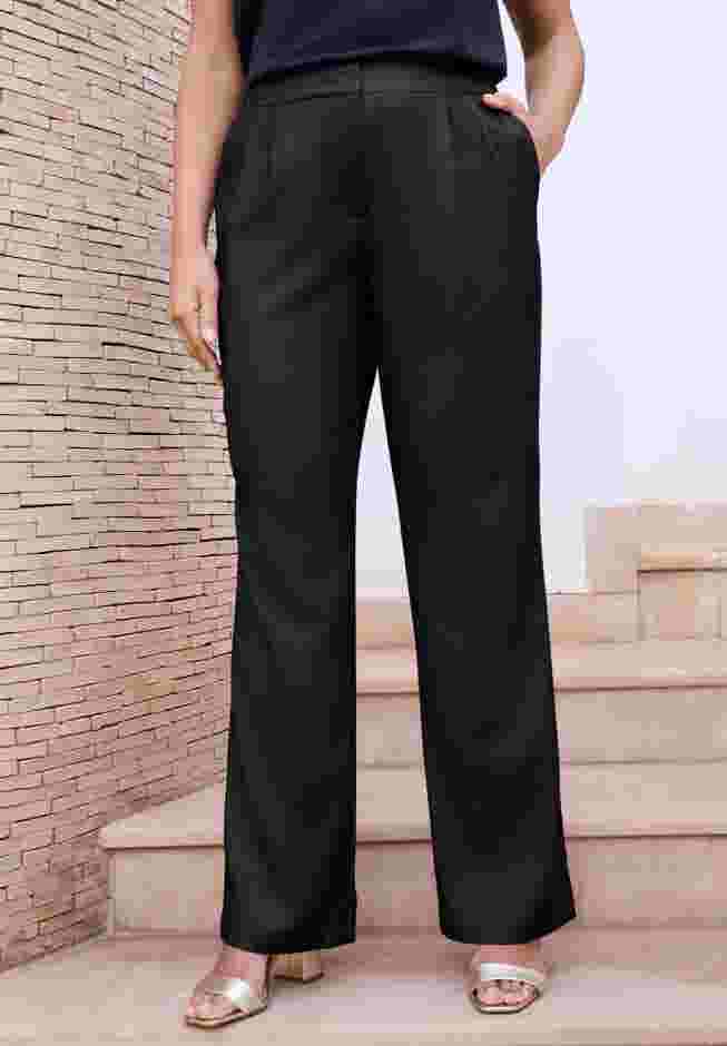 Plus Size Crepe Trouser Pant image number 3