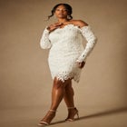 Bridal by ELOQUII Floral Mini Dress image number null