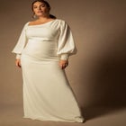 Bridal by ELOQUII Pearl Cuff Gown image number null