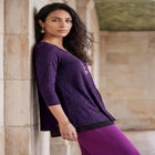 Crew Neck Double Layered Tunic image number 2