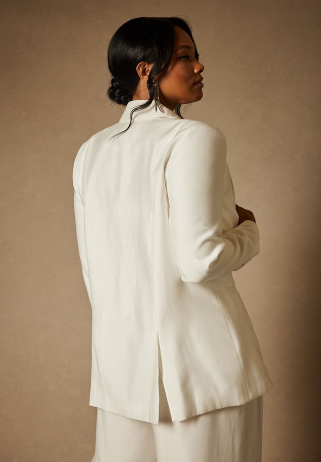 Bridal by ELOQUII One Button Blazer image number null