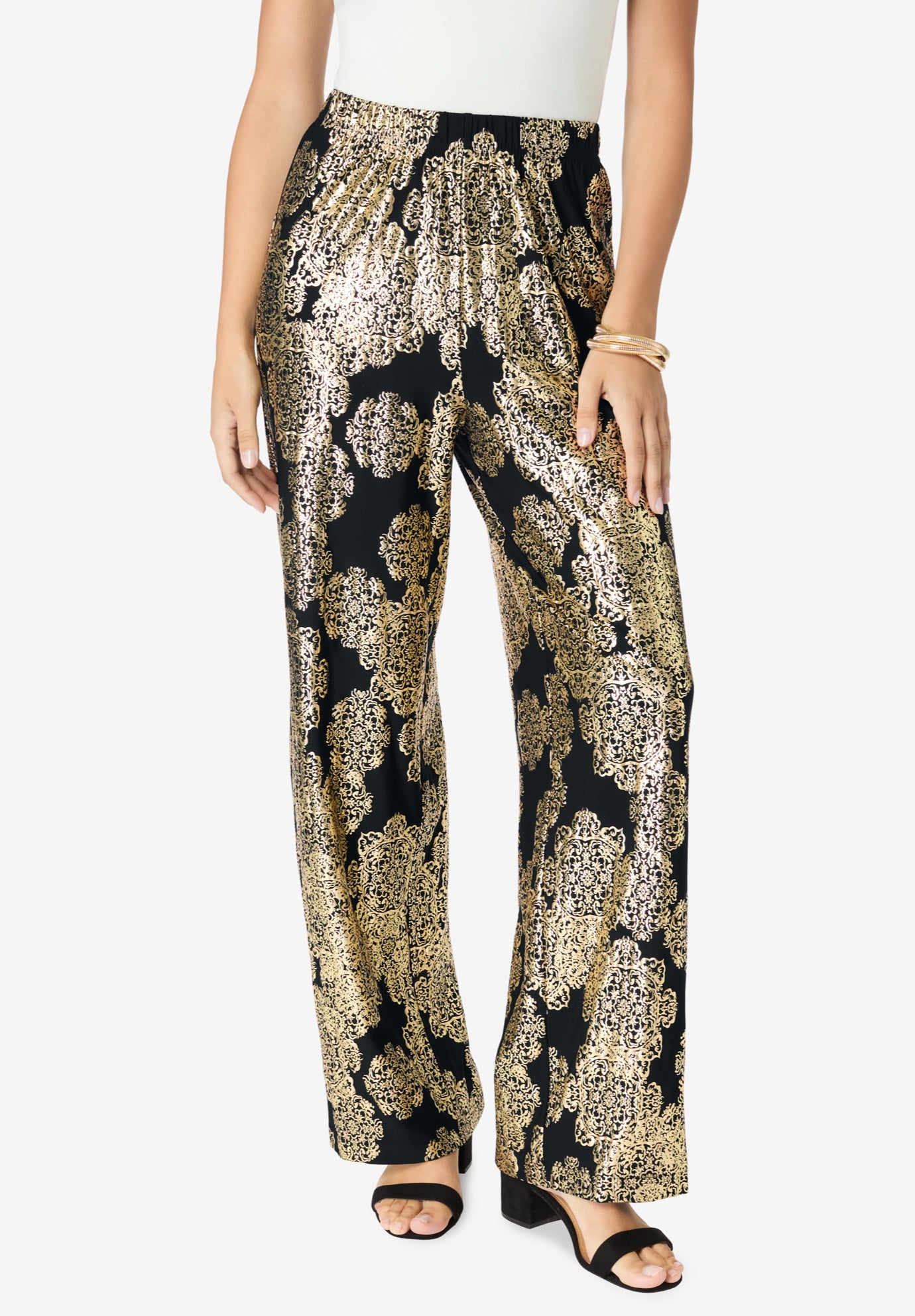 Ultrasmooth&reg; Fabric Wide-Leg Pant image number 0