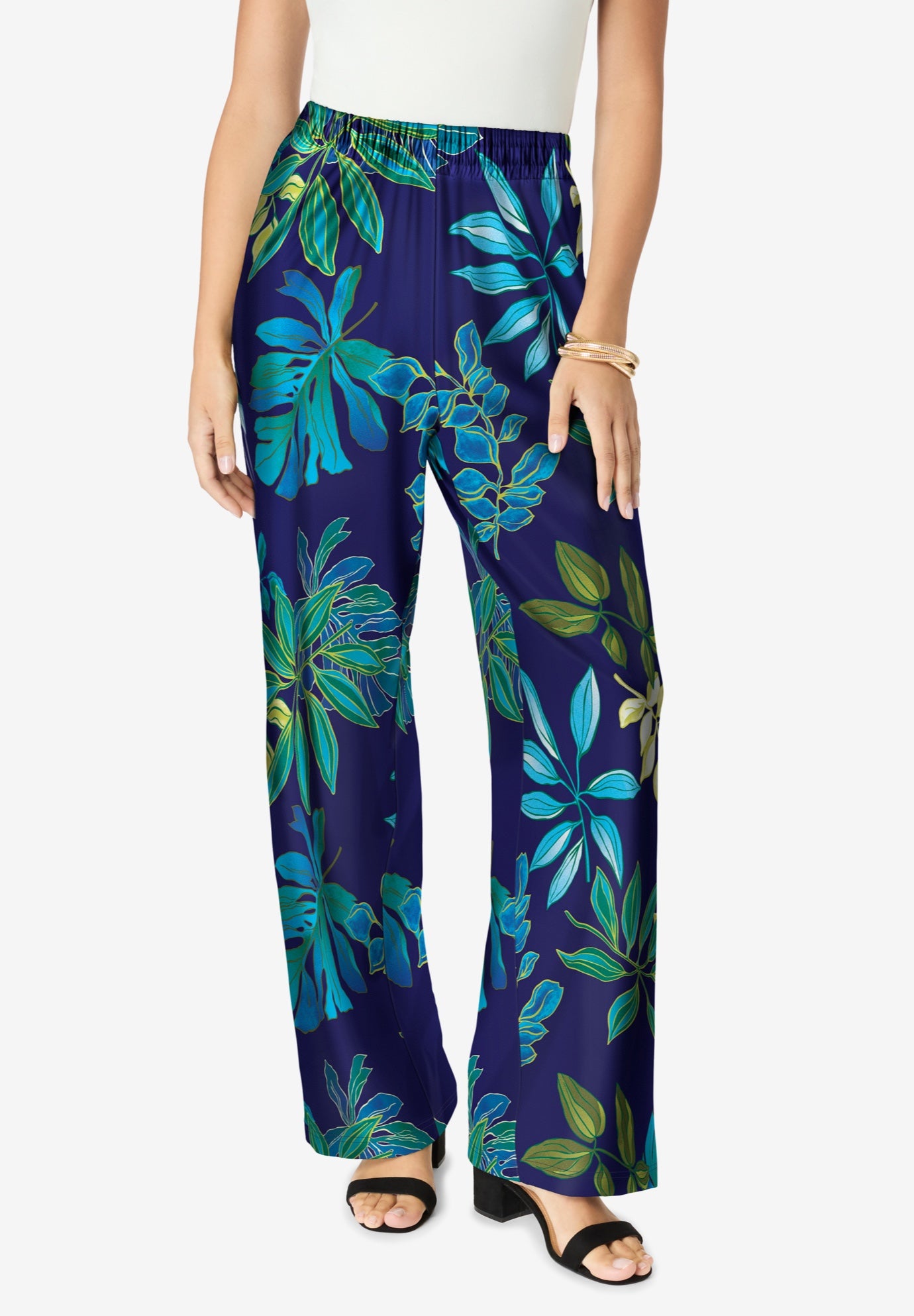 Ultrasmooth&reg; Fabric Wide-Leg Pant image number 0