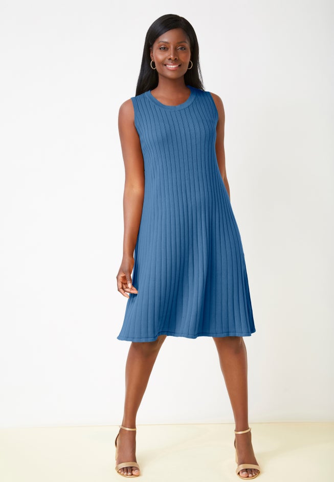 2-Piece Sweater Jacket Dress image number 1