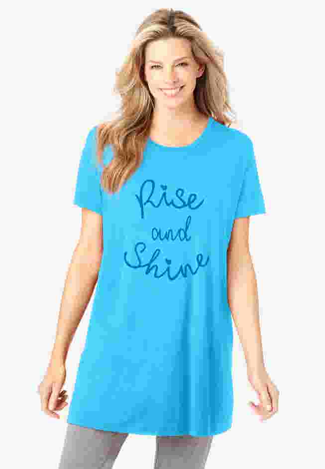 Soft PJ Tunic Tee image number 0