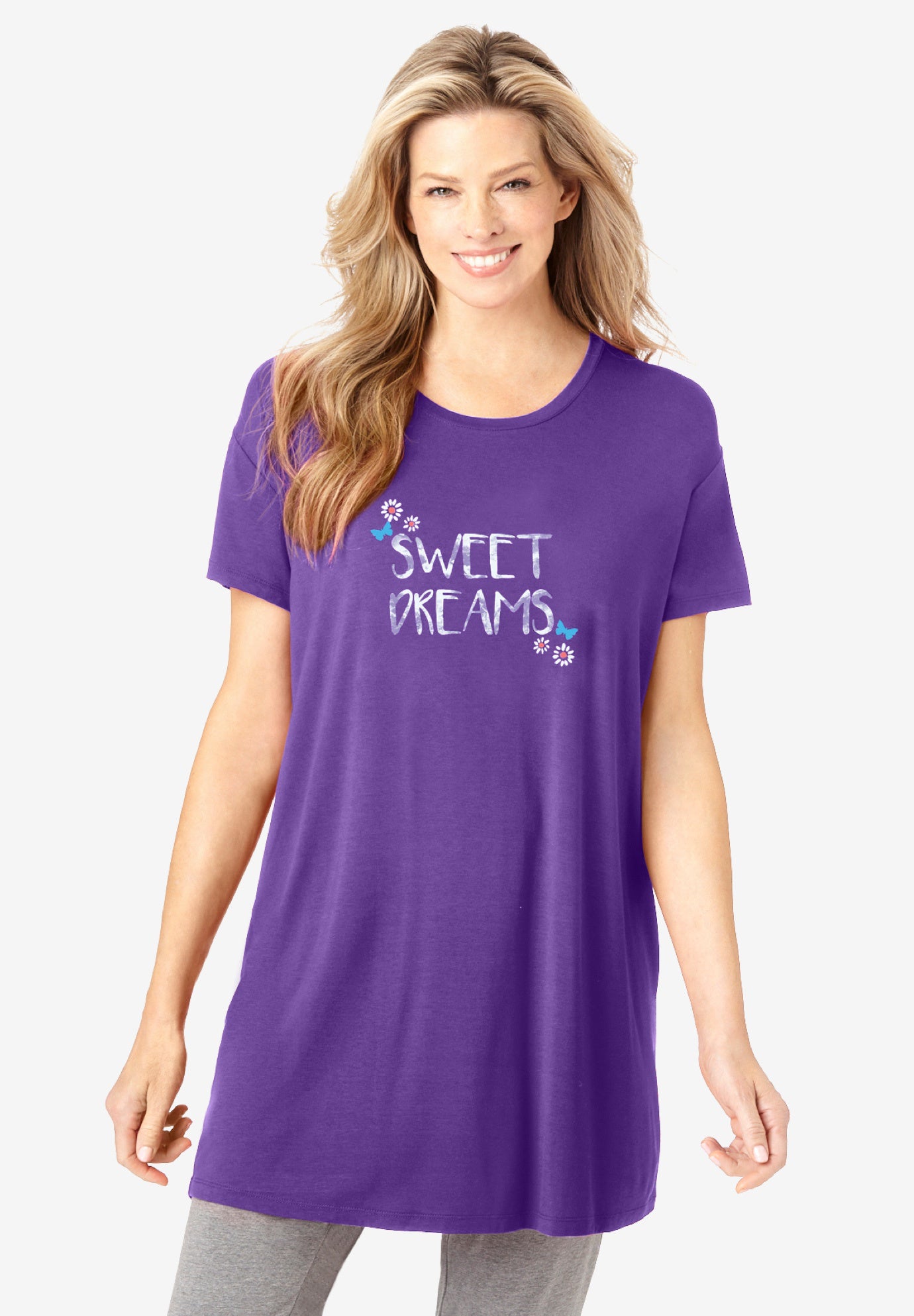 Soft PJ Tunic Tee image number 0