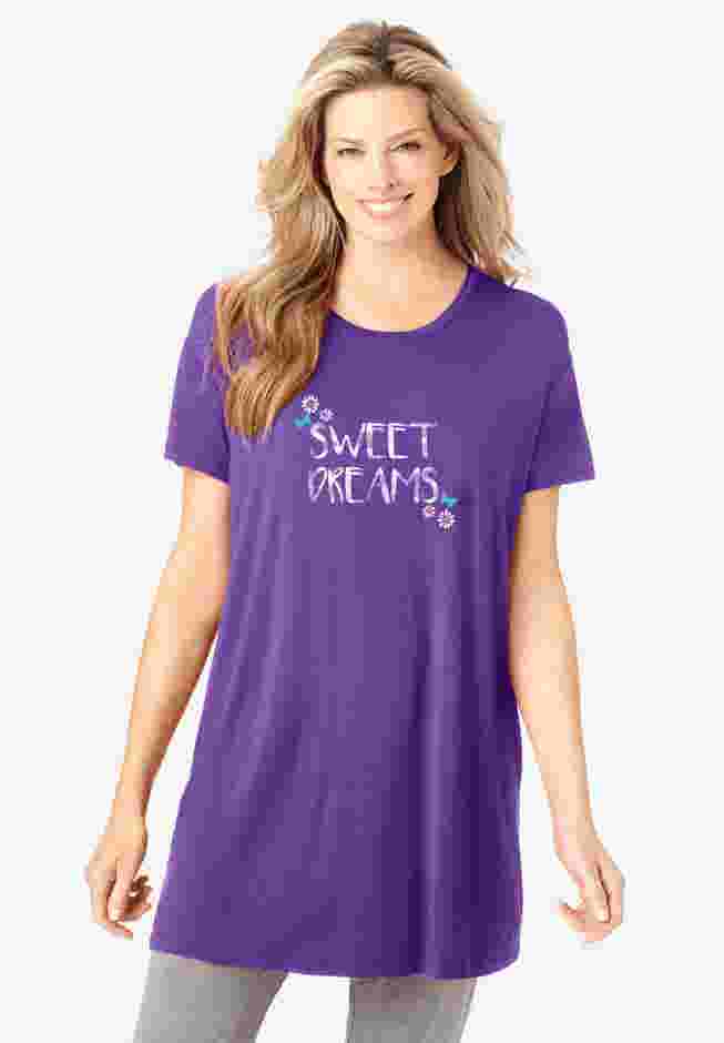 Soft PJ Tunic Tee image number 0