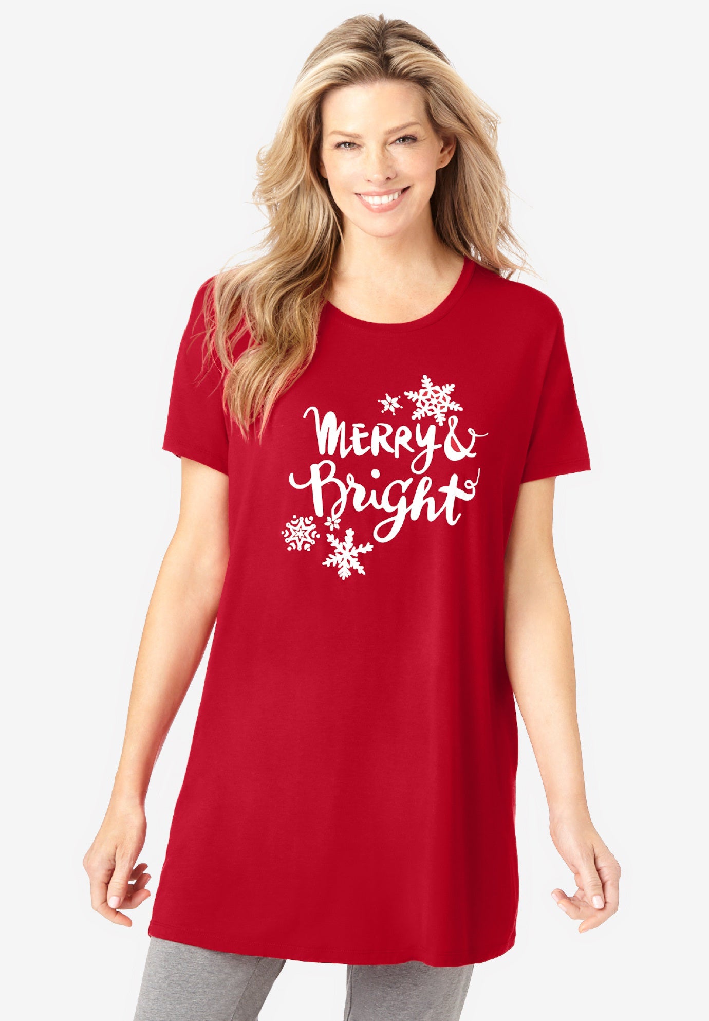 Soft PJ Tunic Tee image number 0