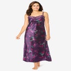 The Luxe Satin Long Peignoir Set image number null