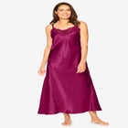 The Luxe Satin Long Peignoir Set image number null