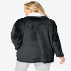 Sherpa-Lined Microfleece Bed Jacket  image number 1