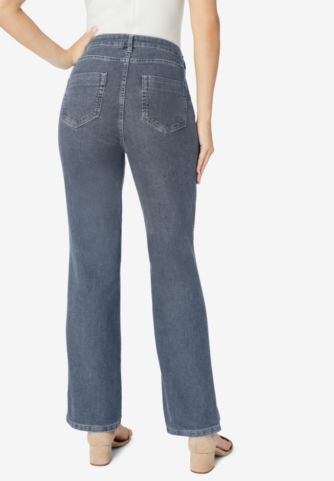 Reversible Printed Bootcut Jean image number 1