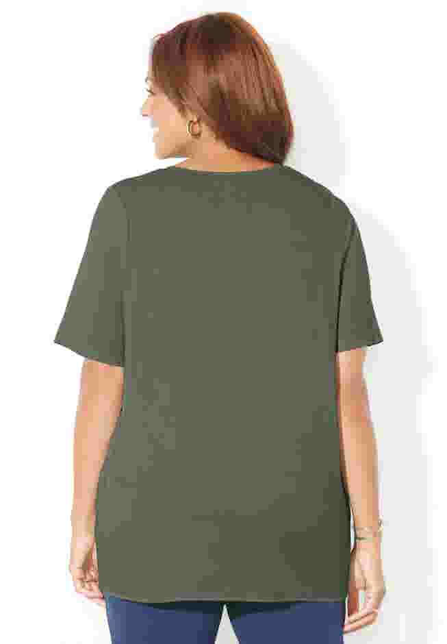 Suprema® Lace-Up Tee image number 1