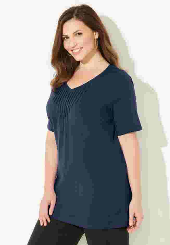 Suprema® Pintuck Tee image number 2