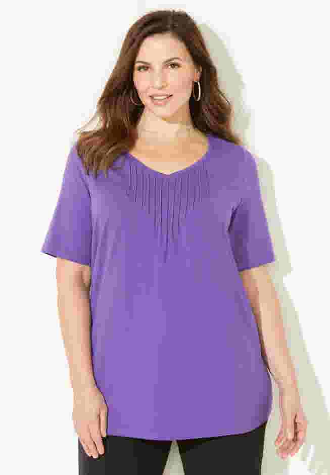 Suprema® Pintuck Tee image number 0