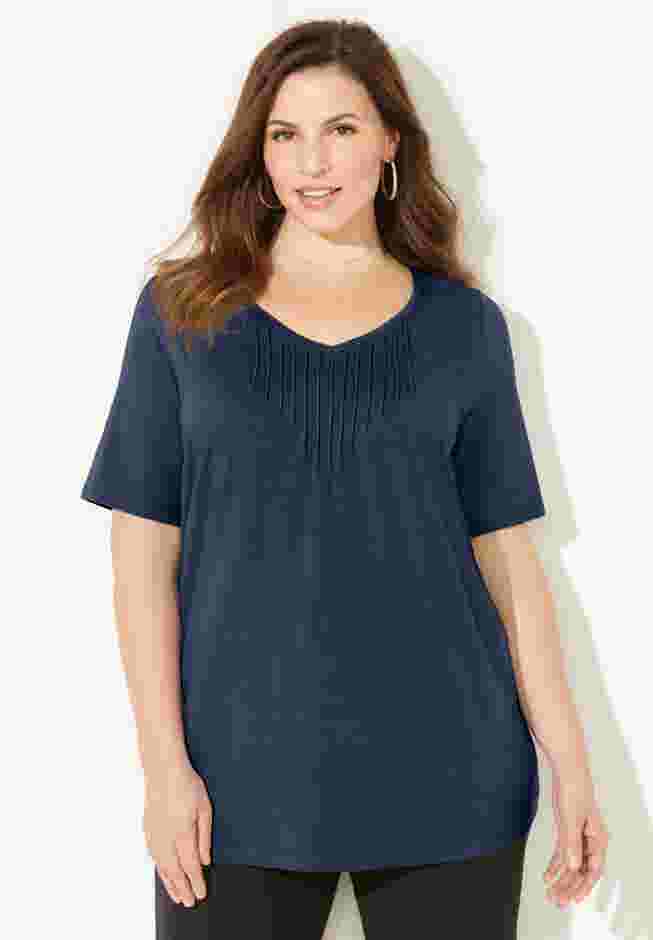 Suprema® Pintuck Tee image number 0