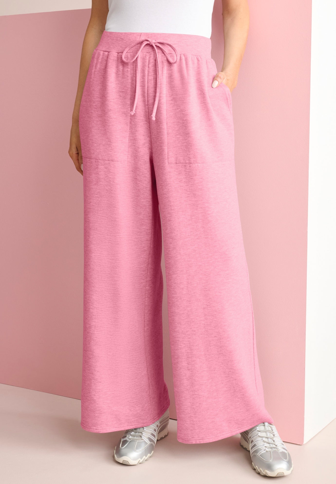 Comfort+ Fleece Flared Sweatpants image number 1