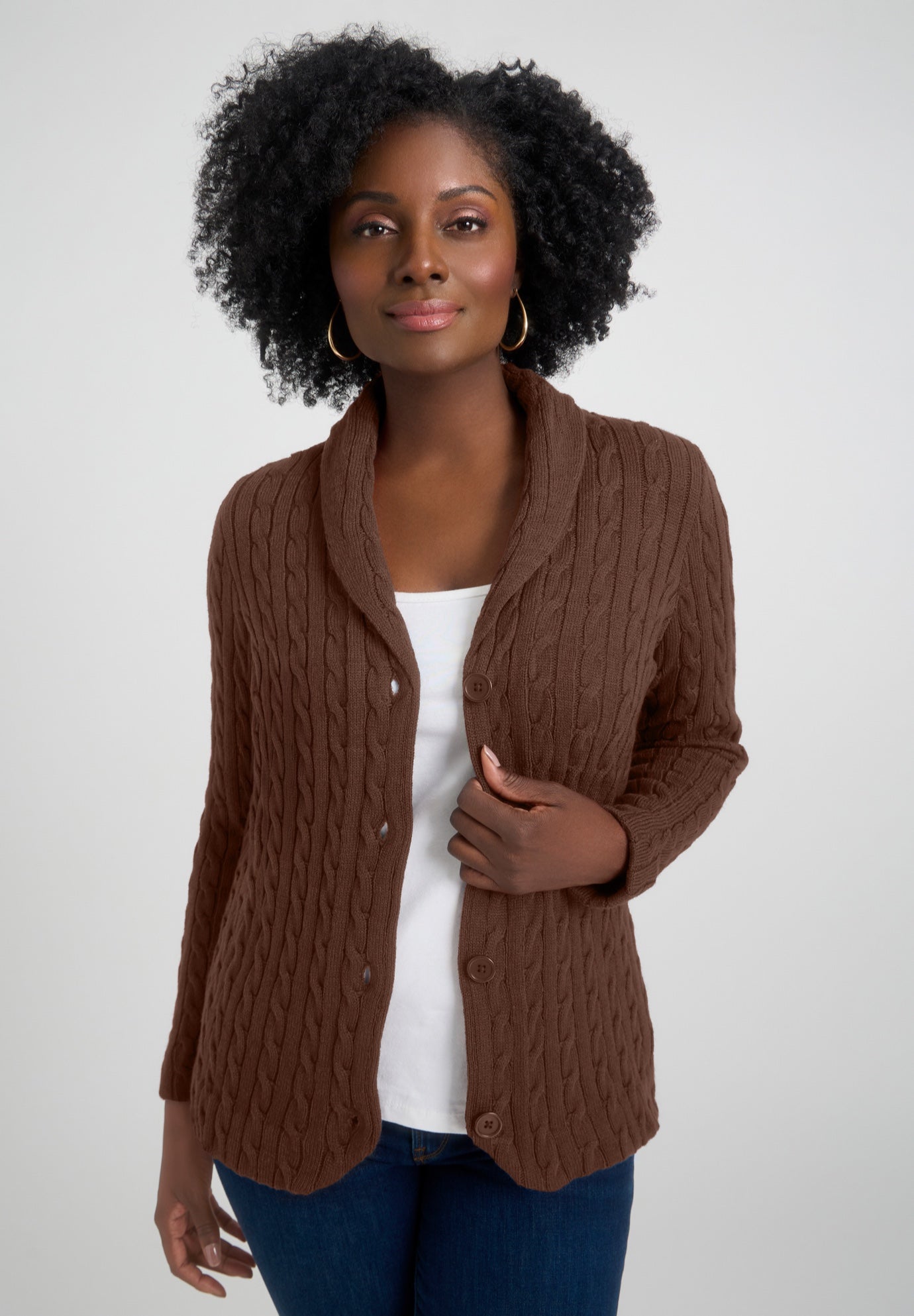 Cable Blazer Sweater image number 0