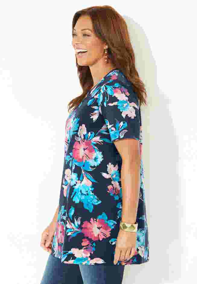 Easy Fit Teardrop Tunic image number 2
