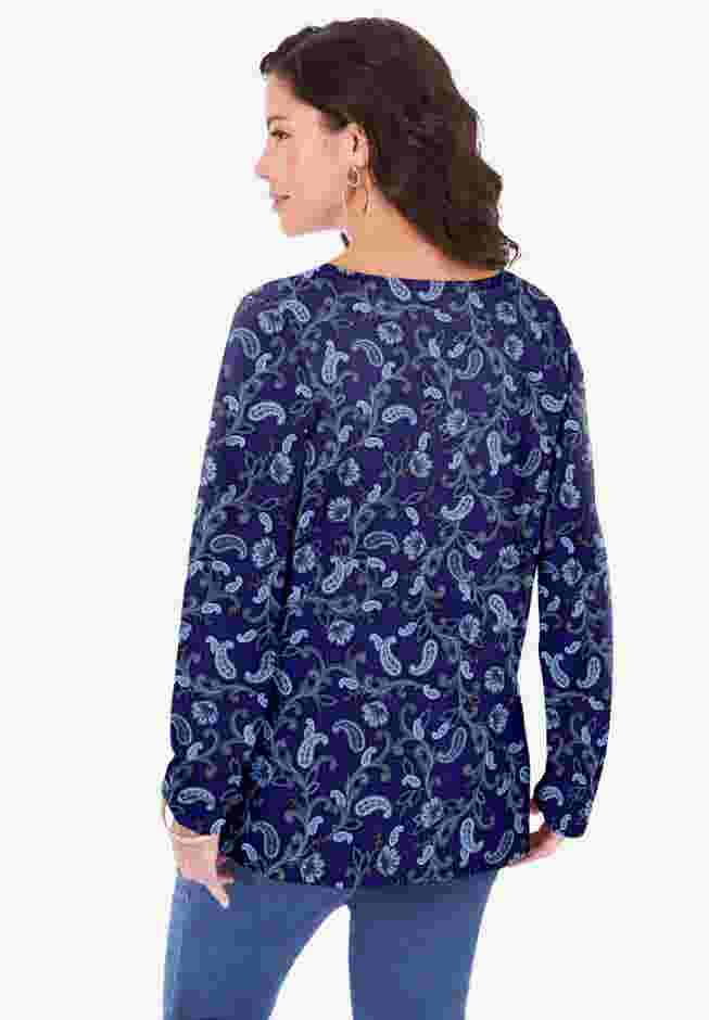 Ultimate Long Sleeve V Neck Tee image number 1