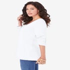 Ultimate Long Sleeve V Neck Tee image number null