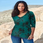 Ultimate Long Sleeve V Neck Tee image number null