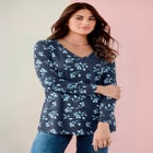 Ultimate Long Sleeve V Neck Tee image number null