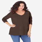 Ultimate Long Sleeve V Neck Tee image number null