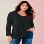 Ultimate Long Sleeve V Neck Tee image number null