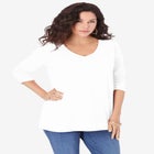 Ultimate Long Sleeve V Neck Tee image number null