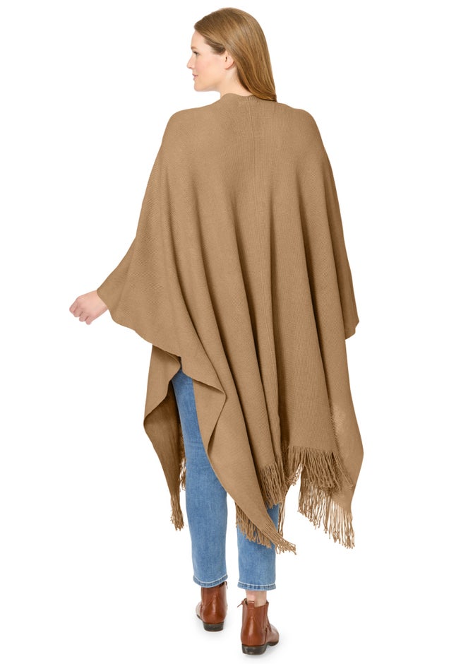 Fringed Cape Sweater image number 1