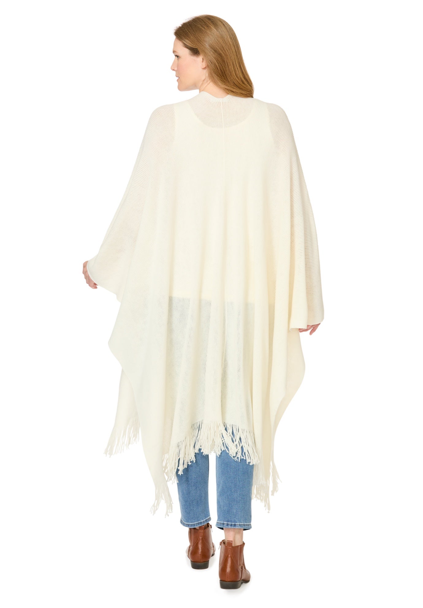 Fringed Cape Sweater image number 1
