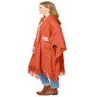 Fringed Cape Sweater image number null