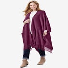 Fringed Cape Sweater image number null