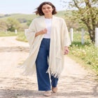 Fringed Cape Sweater image number 0