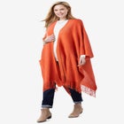 Fringed Cape Sweater image number null
