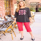 Glitter Graphic Tee image number null