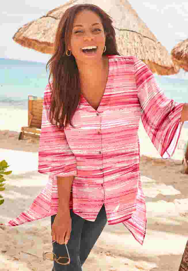 Fresh Angle Buttonfront Blouse image number 0