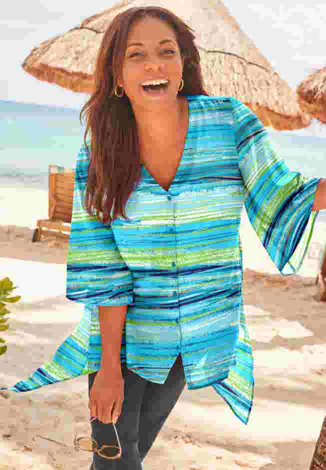 Fresh Angle Buttonfront Blouse image number 0