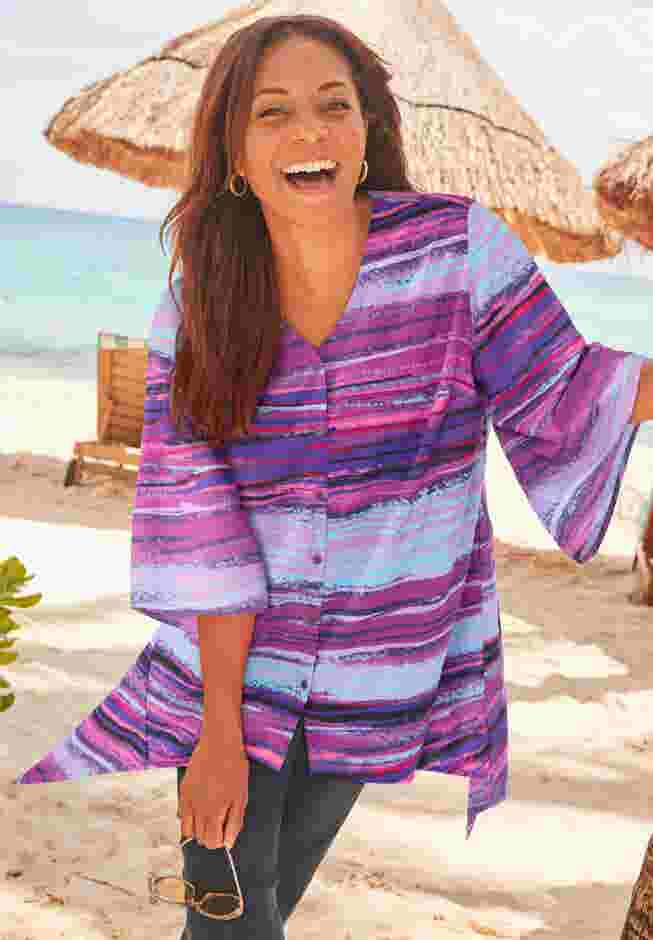 Fresh Angle Buttonfront Blouse image number 0
