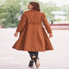 Trapeze Wool-Blend Coat image number null